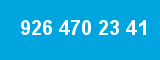 926 470 23 41 926 470 23 41